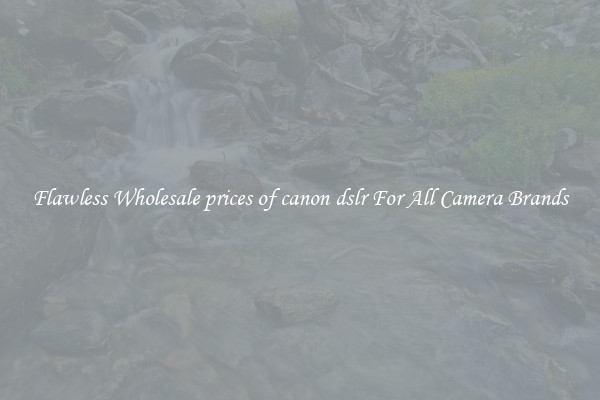 Flawless Wholesale prices of canon dslr For All Camera Brands