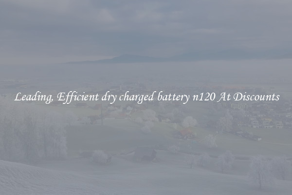 Leading, Efficient dry charged battery n120 At Discounts