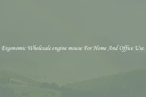 Ergonomic Wholesale engine mouse For Home And Office Use.