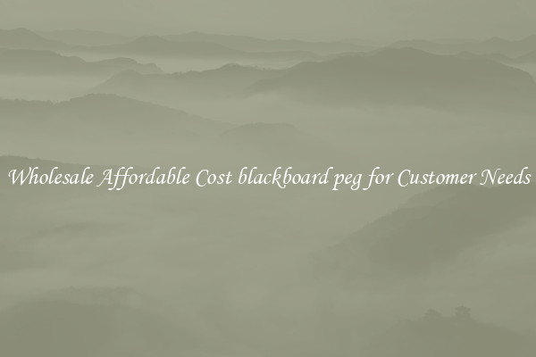 Wholesale Affordable Cost blackboard peg for Customer Needs