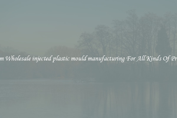 Custom Wholesale injected plastic mould manufacturing For All Kinds Of Products