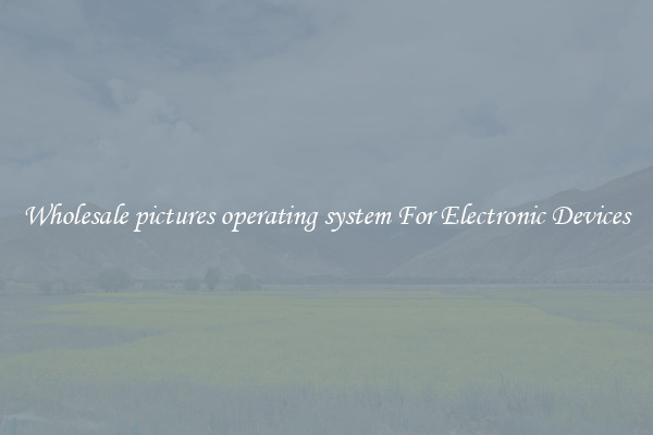 Wholesale pictures operating system For Electronic Devices