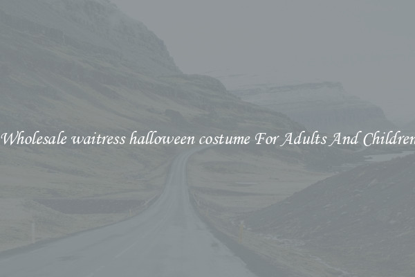 Wholesale waitress halloween costume For Adults And Children
