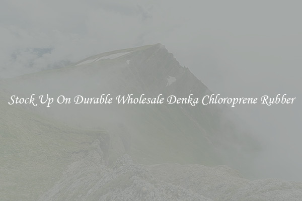 Stock Up On Durable Wholesale Denka Chloroprene Rubber