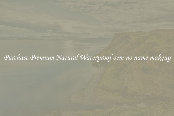 Purchase Premium Natural Waterproof oem no name makeup