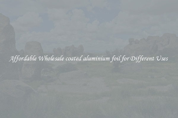 Affordable Wholesale coated aluminium foil for Different Uses 